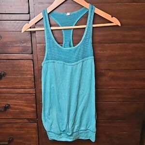 American Eagle Outfitters Teal Racerback Tank